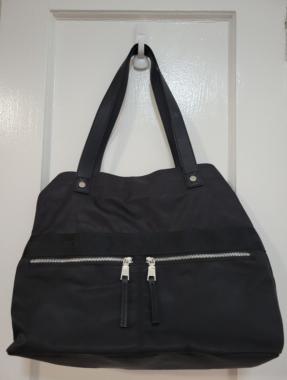 Steve Madden Large Black Tote